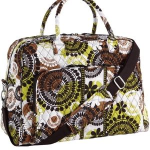 Vera Bradley “cocoa moss” weekender